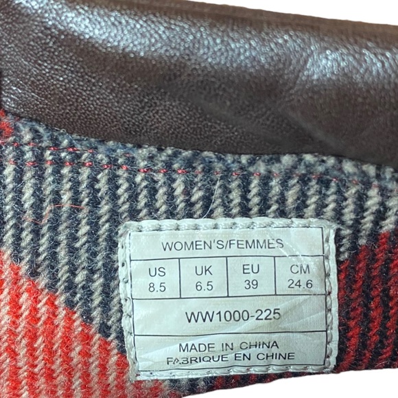 Woolrich Leather Lace-up Hiking Boot Vibram soles women’s - Picture 14 of 15